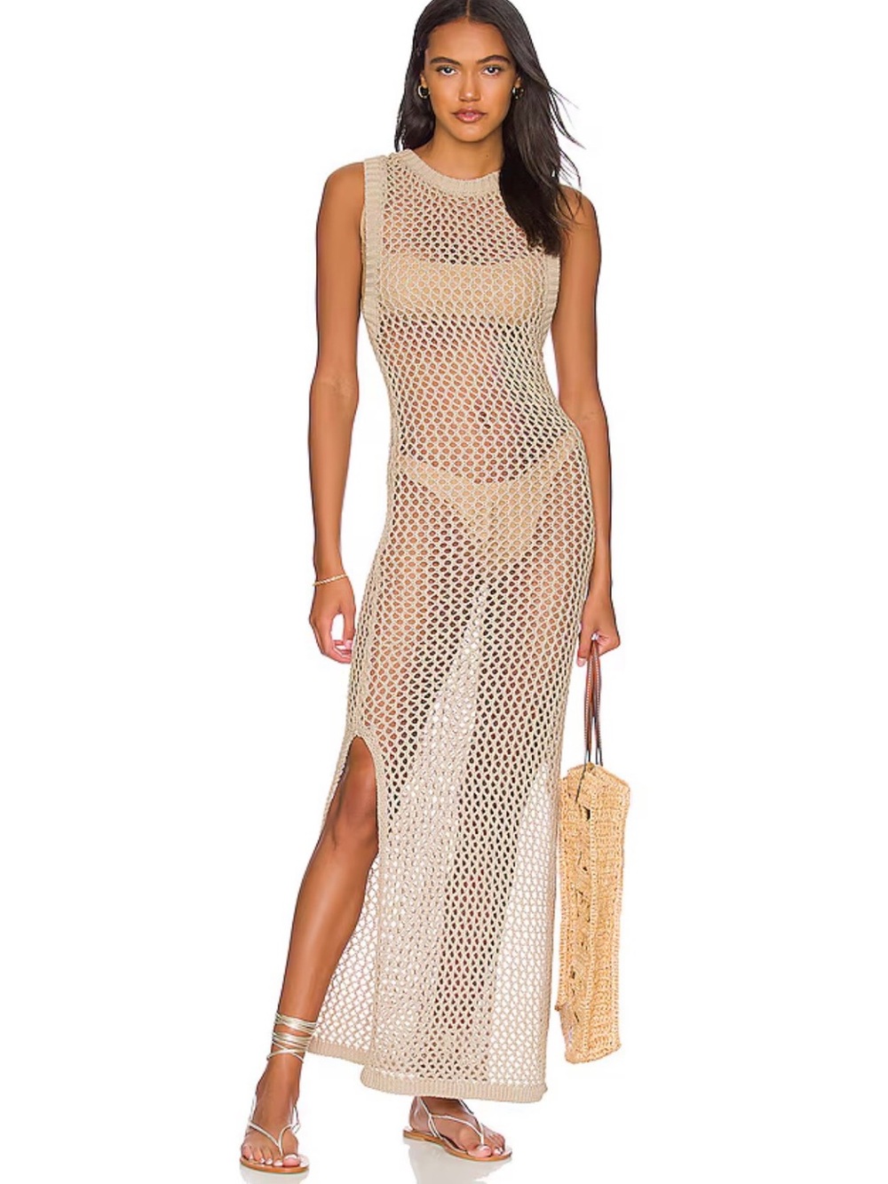 Beach Riot Holly Dress in Tan